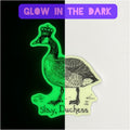 Goose royalty sticker - Glow in the dark