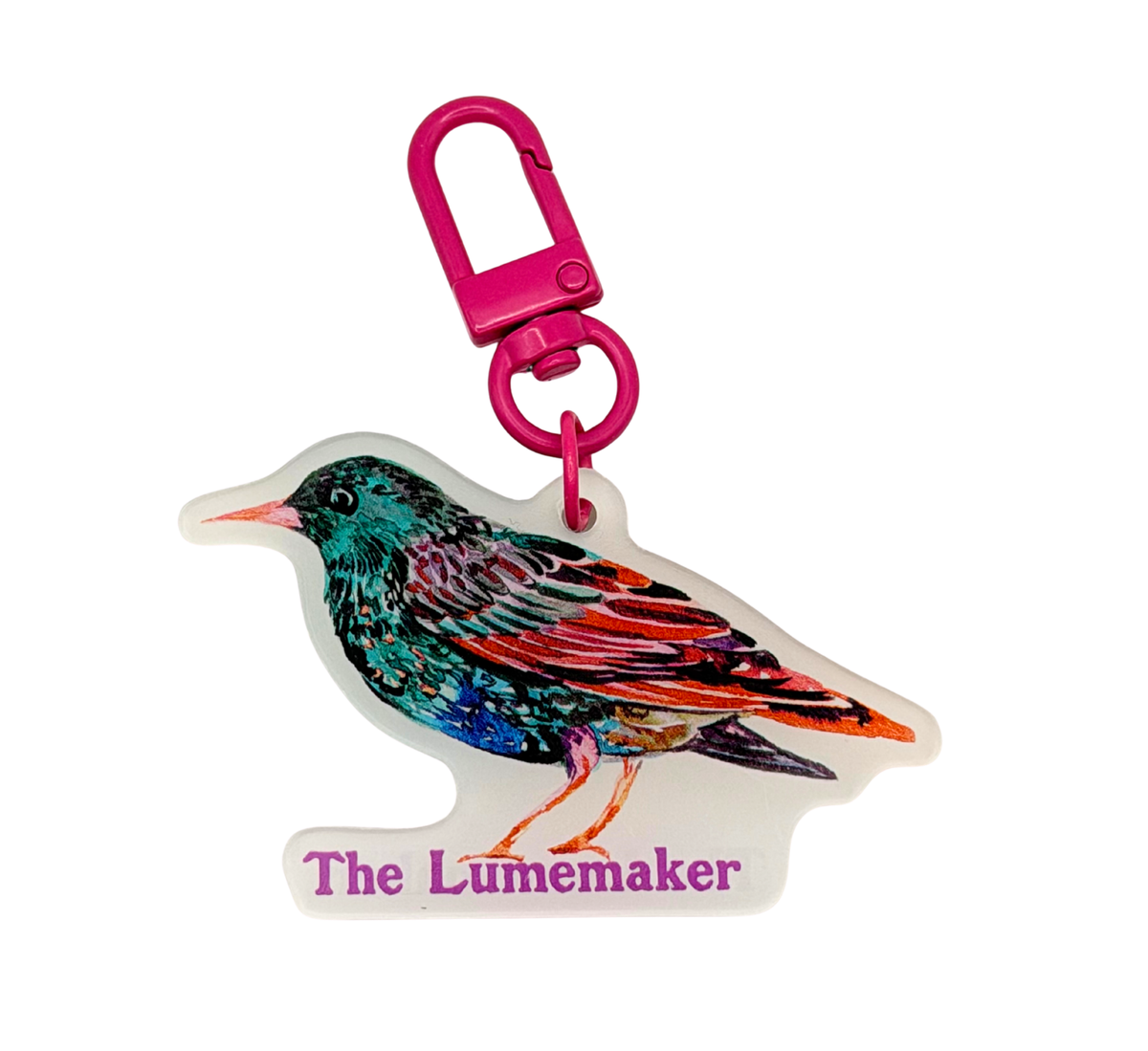 Acrylic keychain - Starling